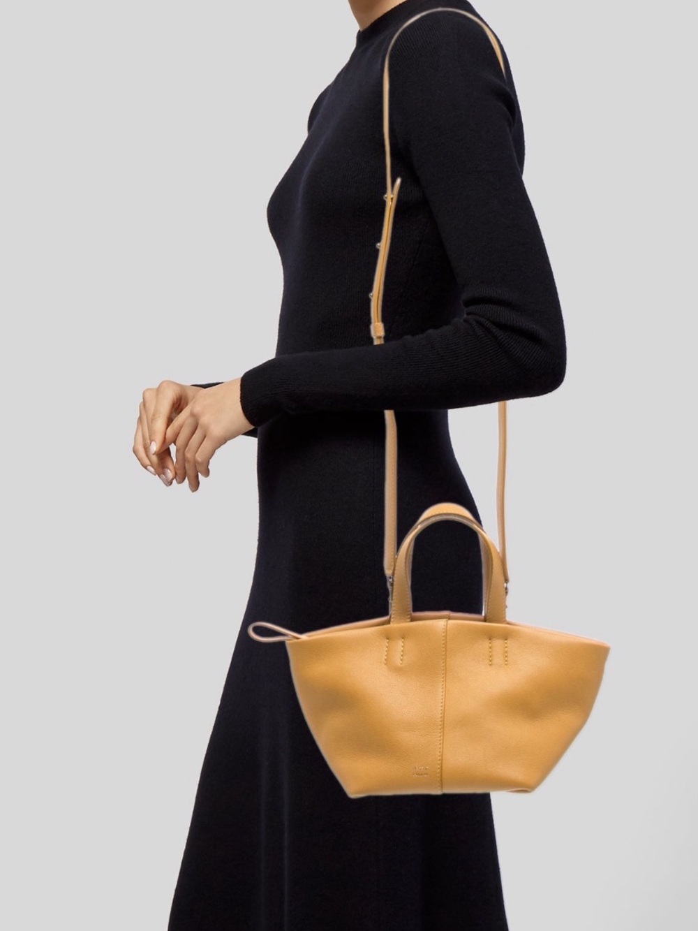 Mansur Gavriel Leather Top Handle Bag (NEW)